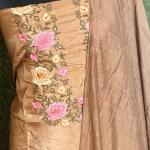 Unstitched silk salwar Suit for Women