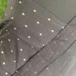 Black coloured Unstitched Churidar Material