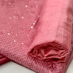 Unstitched churidar silk material