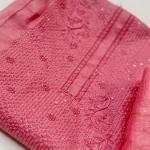 Unstitched churidar silk material