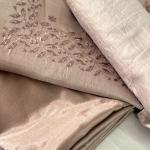 Unstitched churidar silk material