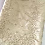 Unstitched churidar silk material