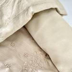 Unstitched churidar silk material