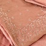 Unstitched churidar silk material