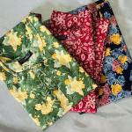 Pack of 3 Multi coloured Slitted Kurti Top for women