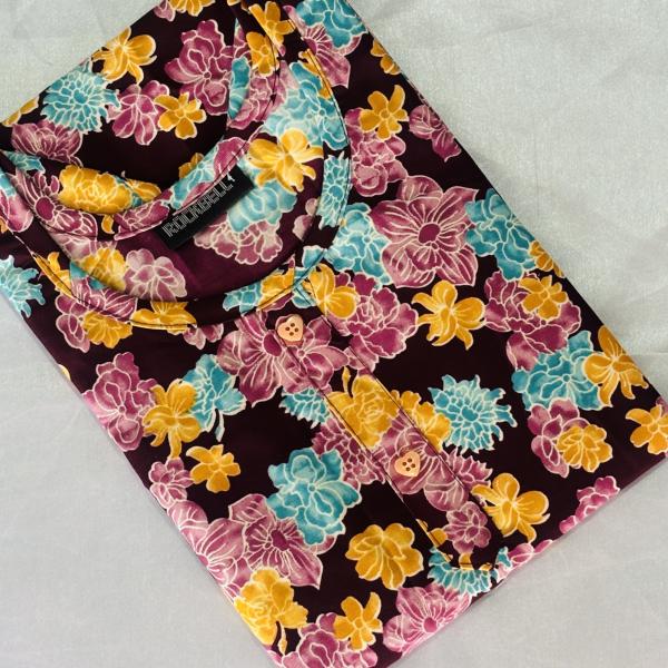 Pack of 3 Multi coloured Slitted Kurti Top for women