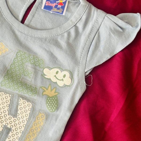 kid's casual wear Top-Skirt set