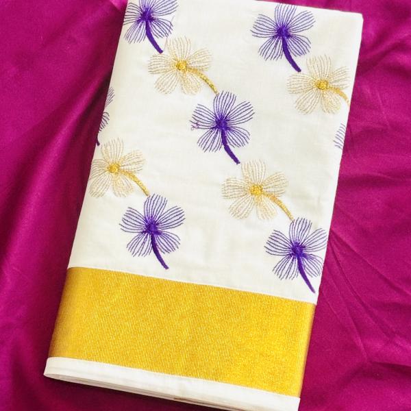 Kerala Traditional Kasavu Saree