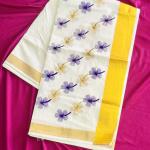 Kerala Traditional Kasavu Saree