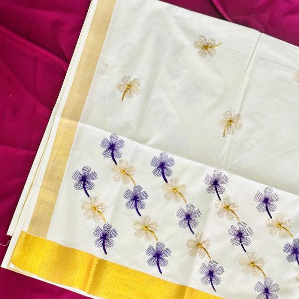 Kerala Traditional Kasavu Saree
