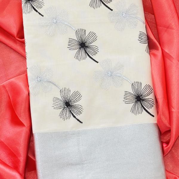 Kerala festival kasavu saree