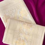 Kerala traditional KASAVU SETTU MUNDU(Half saree)