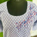 Slitted kurti top